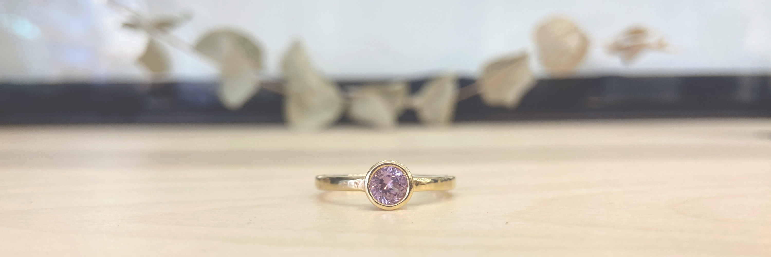 Gold Gem Ring - Nina Alexandra Jewellery